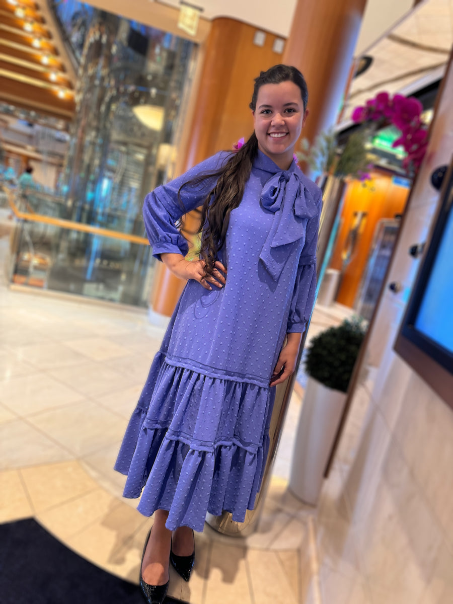 Diana Tiered Bow Dress – Zadie B's Fashions