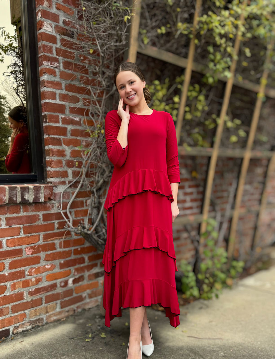 Holland Ruffle Dress – Zadie B's Fashions