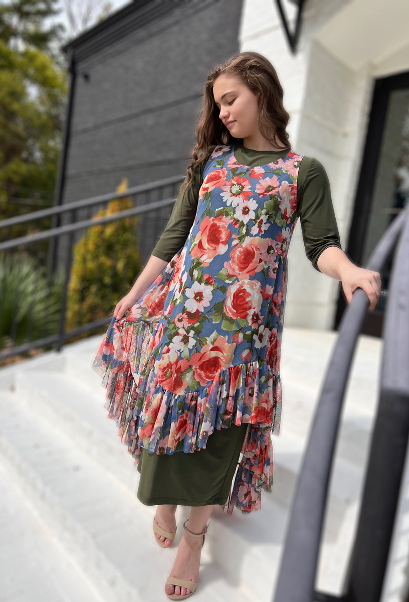 Aurora Mesh Smock – Zadie B's Fashions