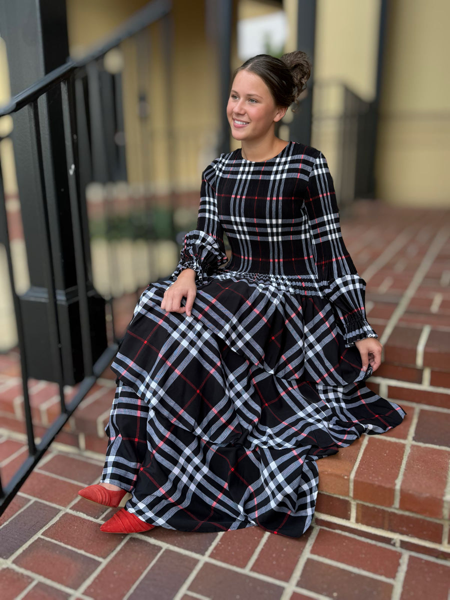 Blakely Plaid Pleated Dress – Zadie B's Fashions