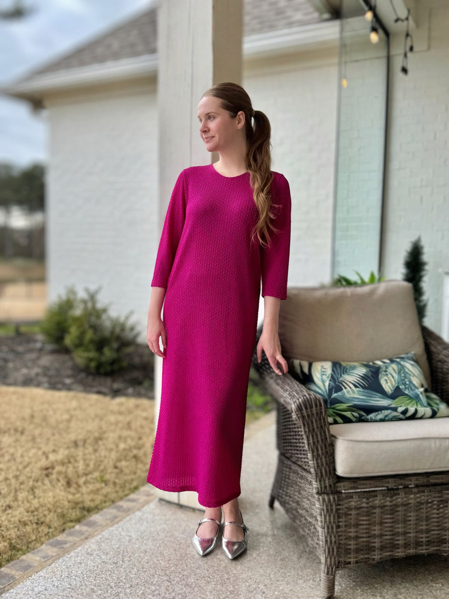 Textured Layering Dress Zadie B's Fashions Textured Layering Dress Zadie B's Fashions