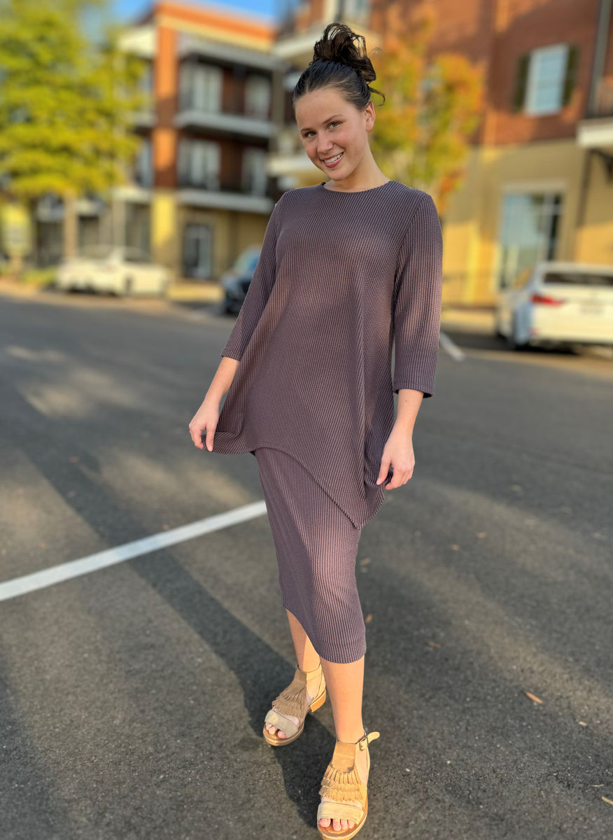Moxie Ribbed Tunic – Zadie B's Fashions