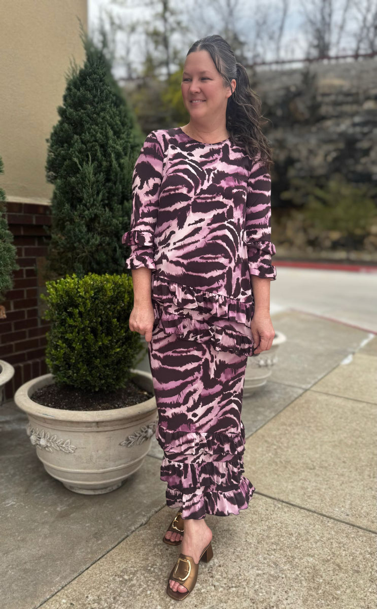 Shania Flounce Tunic – Zadie B's Fashions