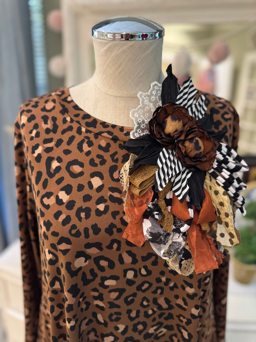 ワンピース Lace Quilted Bow Flower Brooch Sundress Lace Quilted Bow Flower Brooch Sundress