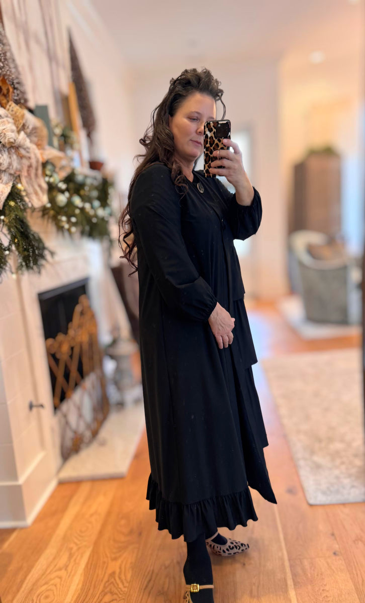 Estelle Ruffle Duster – Zadie B's Fashions