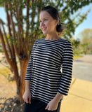 Fitted Layering Top Printed