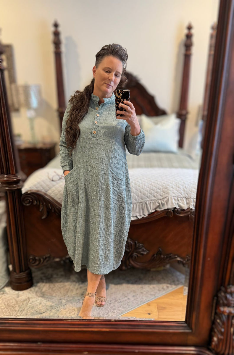 Janis Button Dress – Zadie B's Fashions
