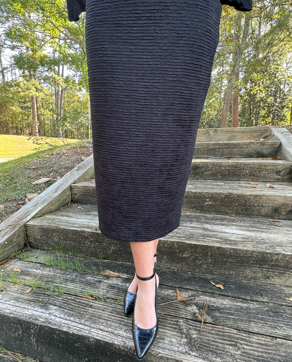Krissy Textured Knit Skirt – Zadie B's Fashions