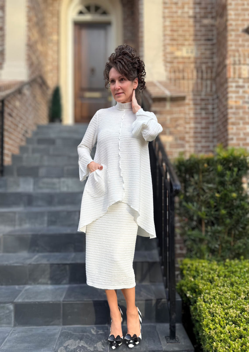 Krissy Mock Neck Tunic – Zadie B's Fashions