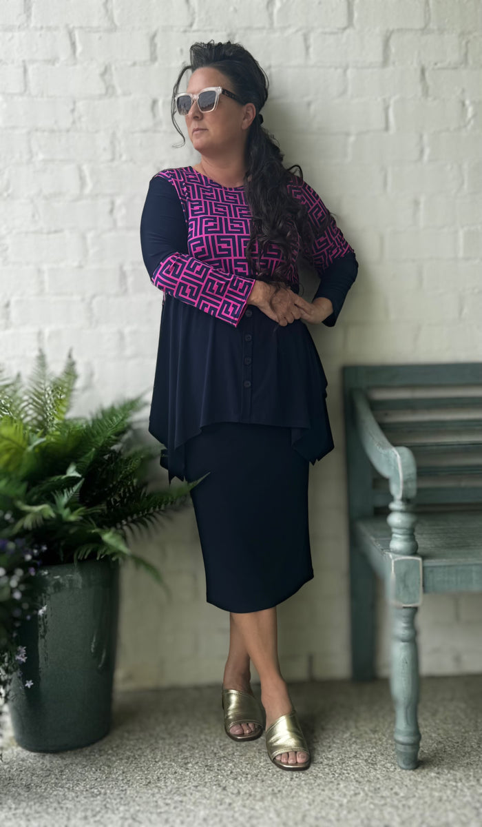 Nicole Color-Block Top – Zadie B's Fashions