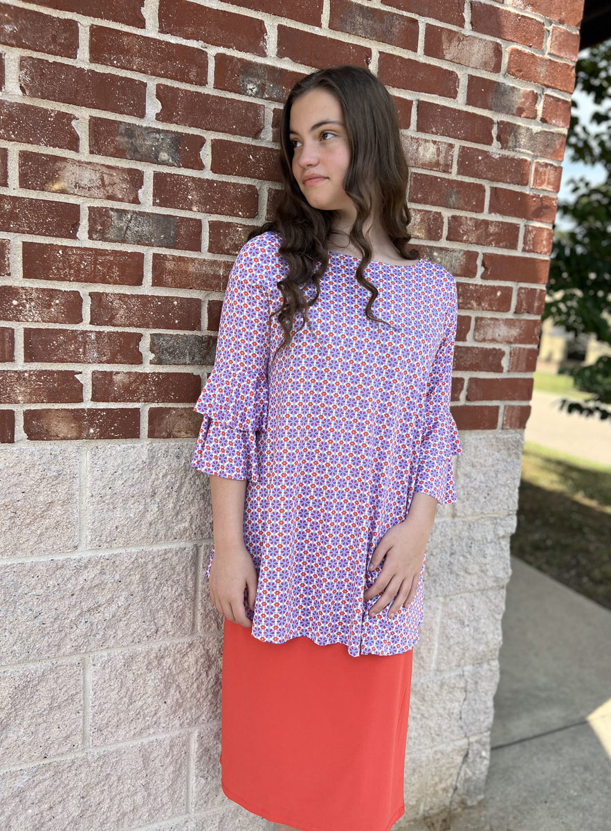 Belle Top Printed – Zadie B's Fashions