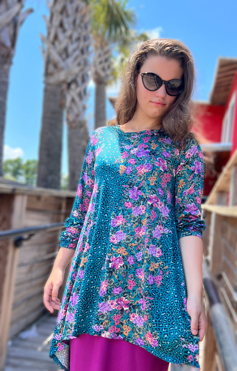 Kyla Ruffle Tunic – Zadie B's Fashions