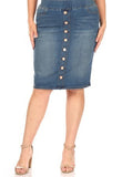 Vintage Wash Skirt - 77803