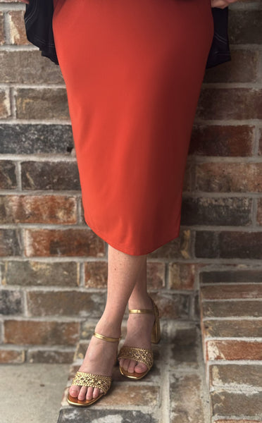 Pencil Skirt Rust – Zadie B's Fashions