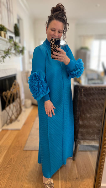 Miranda Pleated Dress – Zadie B's Fashions