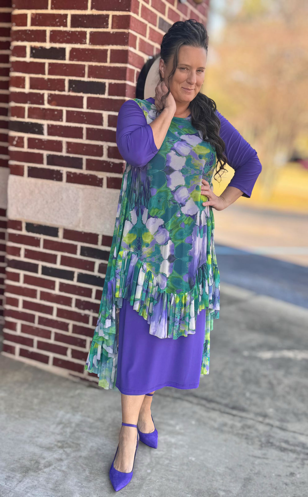 chinese dress ladies Layering Dress Prints-3 – Zadie B's Fashions main image 0