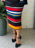 Kayla Striped Skirt