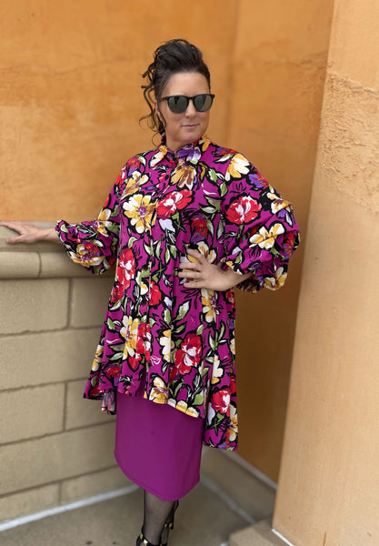 Zara Button Tunic – Zadie B's Fashions
