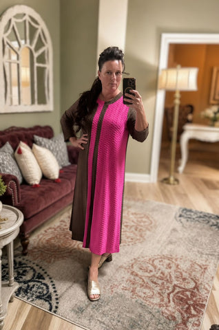 Bristol Color Block Dress – Zadie B's Fashions