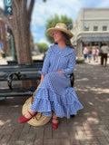 Indy Gingham Ruffle Dress