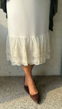 Demi Pencil Skirt w/ Lace- Slip Extender