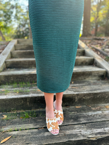 Krissy Textured Knit Skirt