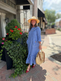 Indy Gingham Ruffle Dress