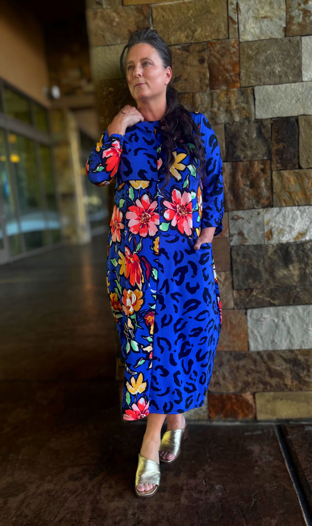 Aria Color Block Dress  Zadie B's Fashions
