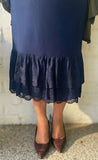 Demi Pencil Skirt w/ Lace- Slip Extender