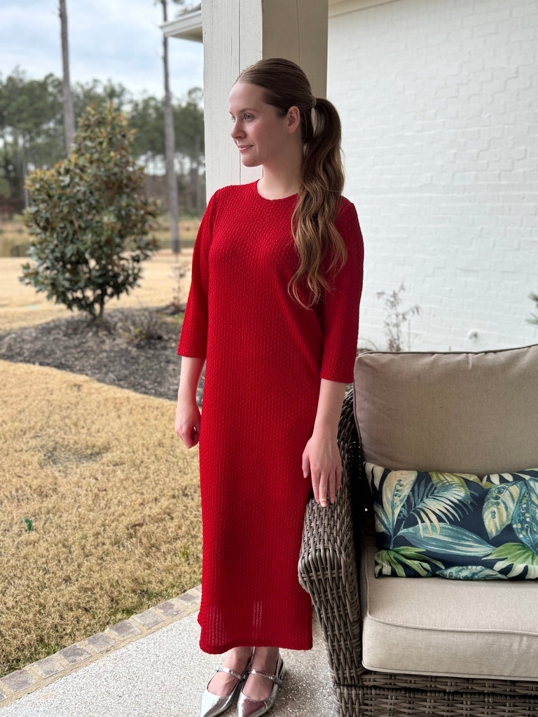 Textured Layering Dress Zadie B's Fashions Textured Layering Dress Zadie B's Fashions