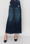 Ladies Denim Long Skirt