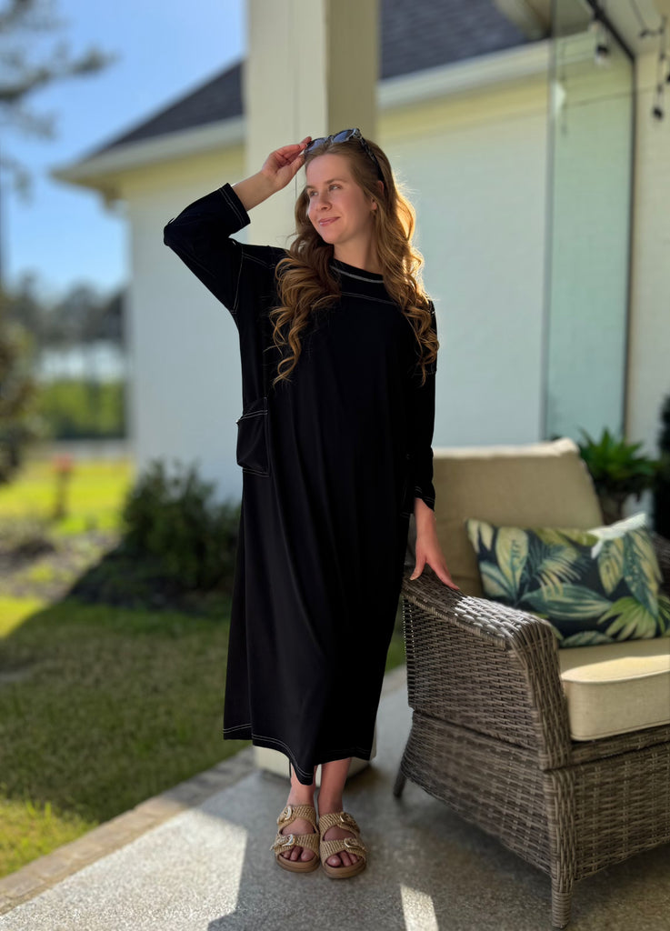venus long sleeve black dress Venus Dress Black Long Sleeve Bodycon Size M With Gold Lace Cutouts