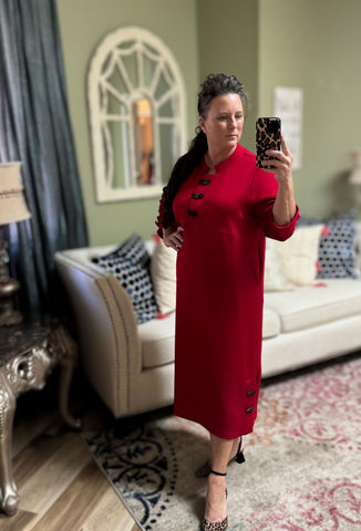 Olivia Button Dress