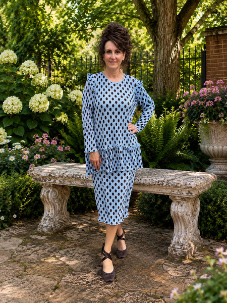 Dolly Ruffle Dot Top – Zadie B's Fashions