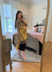 Marigold Leopard Lace Cardigan