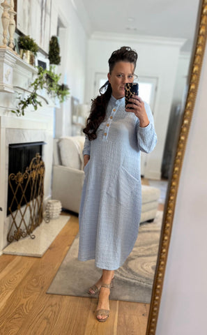 Janis Button Dress