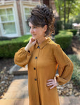 Mallory Button Dress