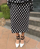 Charli Dot Pleated Skirt