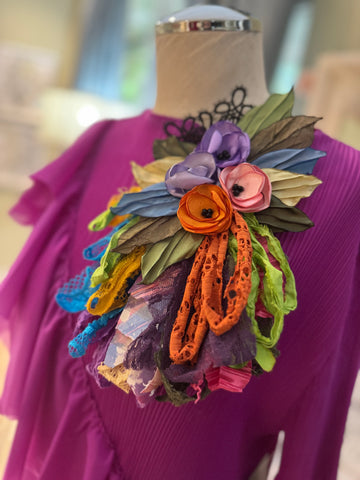 Flower Brooch #128