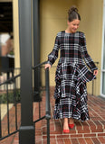 Blakely Plaid Pleated Dress