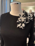 Double Flower Brooch (magnetic back)#26