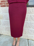 Krissy Textured Knit Skirt