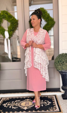 Everly Lace Vest – Zadie B's Fashions