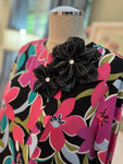 Double Flower Brooch (magnetic back)#25