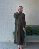 Delaney Pleated Dress