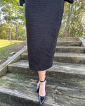 Krissy Textured Knit Skirt