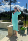 "New" Ariel Waffle Knit Dress