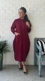 Janis Button Dress