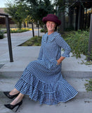 Indy Gingham Ruffle Dress