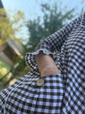 Indy Gingham Ruffle Dress